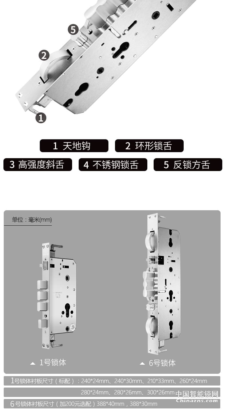 樱花全自动指纹锁电子门锁 防黑盒子防盗门密码智能锁F3